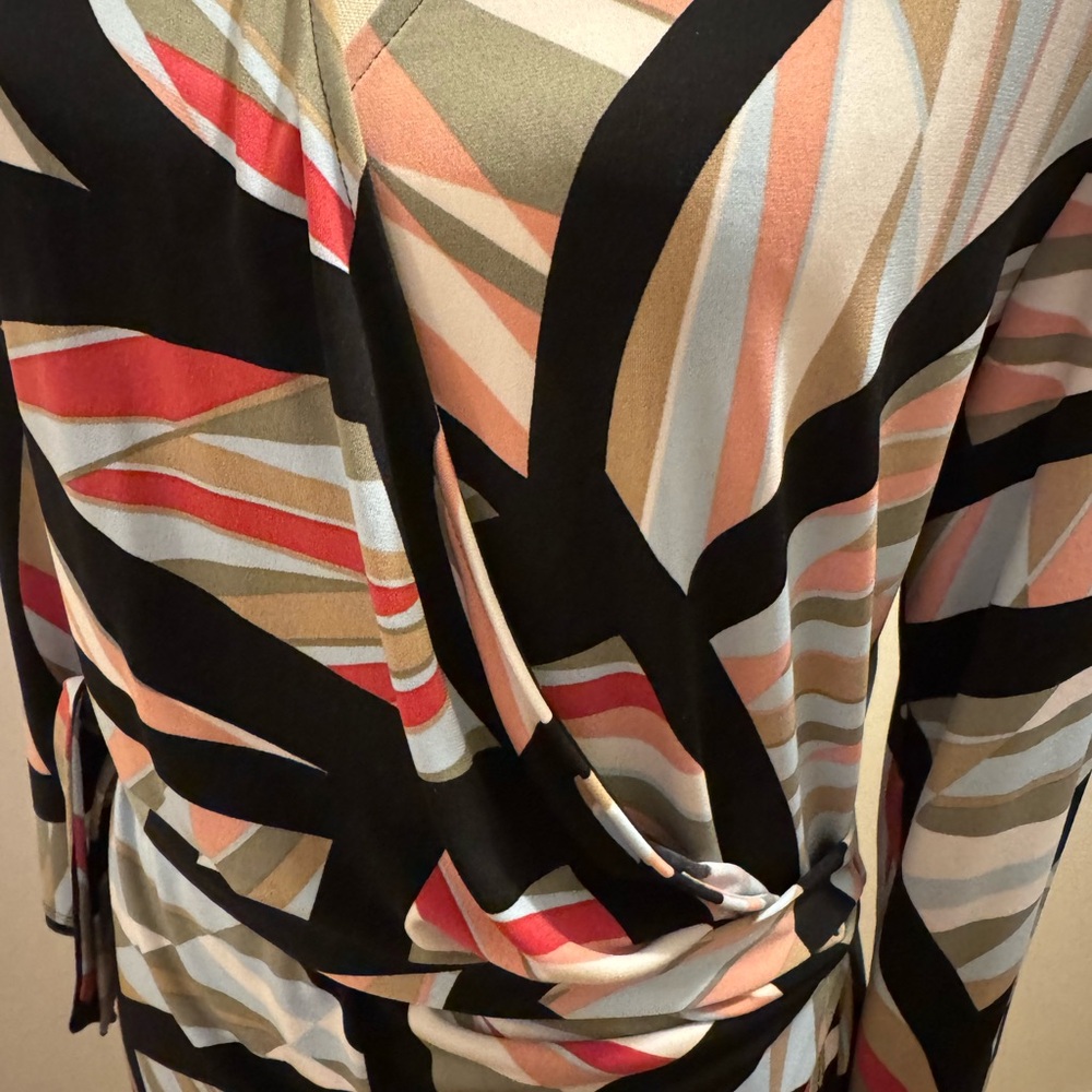 Anne Klein Pastel Geometric Dress - Picture 2 of 6